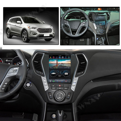 Hyundai Santa Fe Ix45 2013-2018 মাল্টিমিডিয়া প্লেয়ারের জন্য কার রেডিও টেসলা স্টাইল হেড ইউনিট