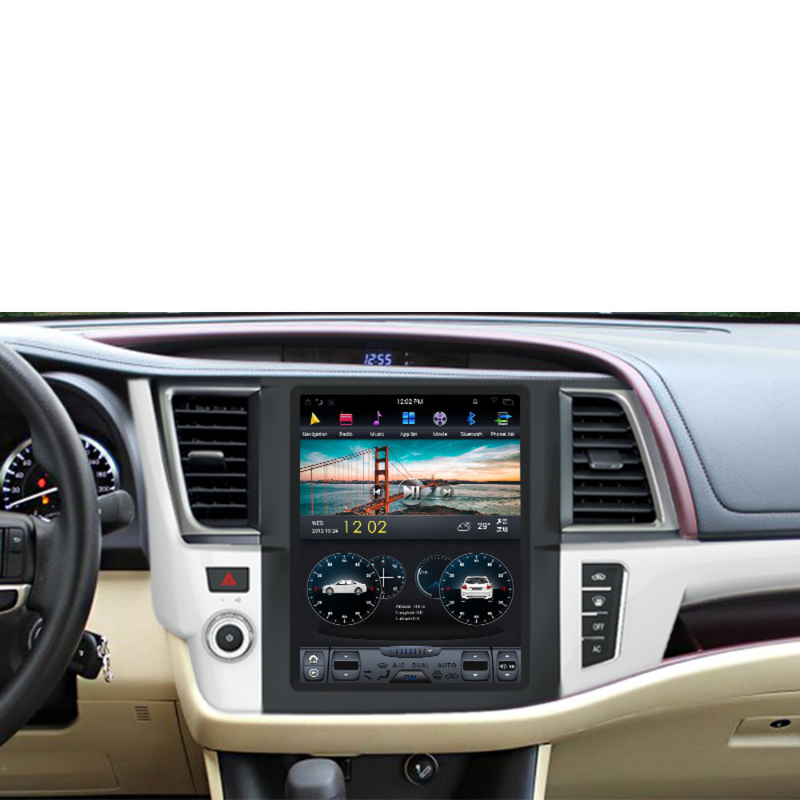 Toyota Highlander 2014-2021 এর জন্য Qualcomm Octa Core Car Radio Player Android11