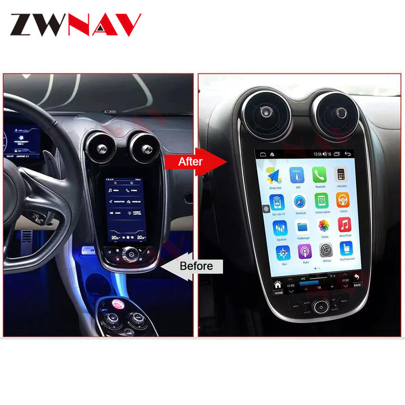 MCLAREN GT কার স্টেরিও হেড ইউনিট GPS নেভিগেশন কার মাল্টিমিডিয়া প্লেয়ার