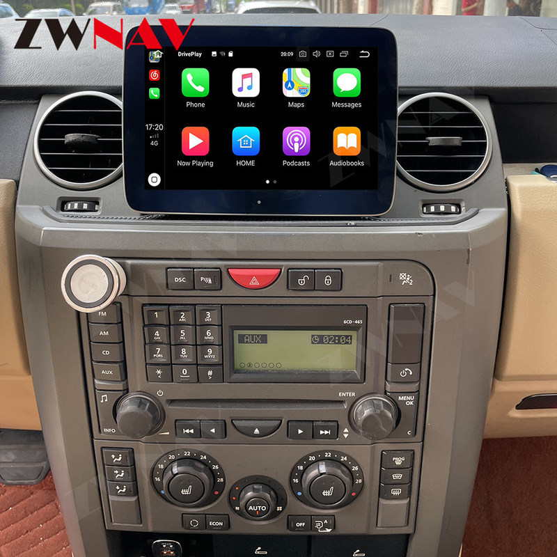 ল্যান্ড রোভার আবিষ্কারের জন্য কার জিপিএস নেভিগেশন মাল্টিমিডিয়া প্লেয়ার হেড ইউনিট 2004-2010