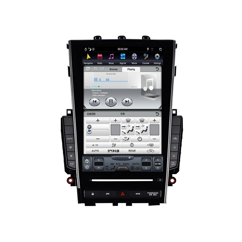 Infiniti Q50 Q50L Q60 এর জন্য টেসলা স্টাইল অ্যান্ড্রয়েড টাচ স্ক্রিন হেড ইউনিট 64G