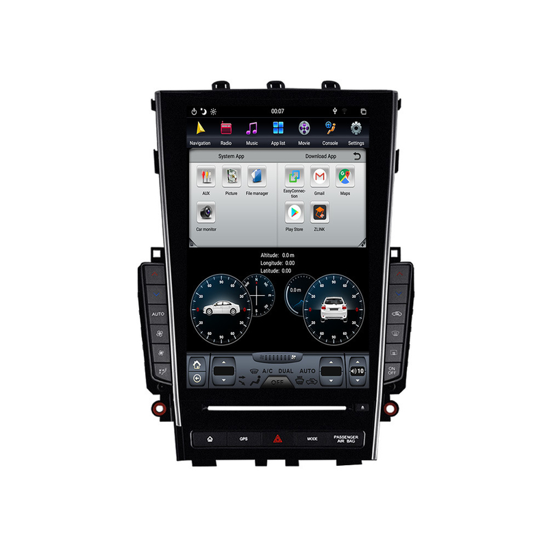 Infiniti Q50 Q50L Q60 এর জন্য টেসলা স্টাইল অ্যান্ড্রয়েড টাচ স্ক্রিন হেড ইউনিট 64G