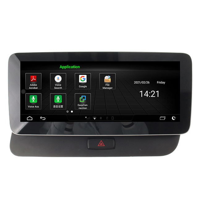 128GB Q5 AUDI Carplay Android Auto GPS ম্যাপ 10.25 ইঞ্চি অটোমোটিভ নেভিগেশন সিস্টেম