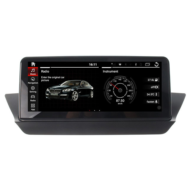 256GB 10.25 ইঞ্চি X1 CIL BMW Sat Nav Android 10 Car GPS CD Player