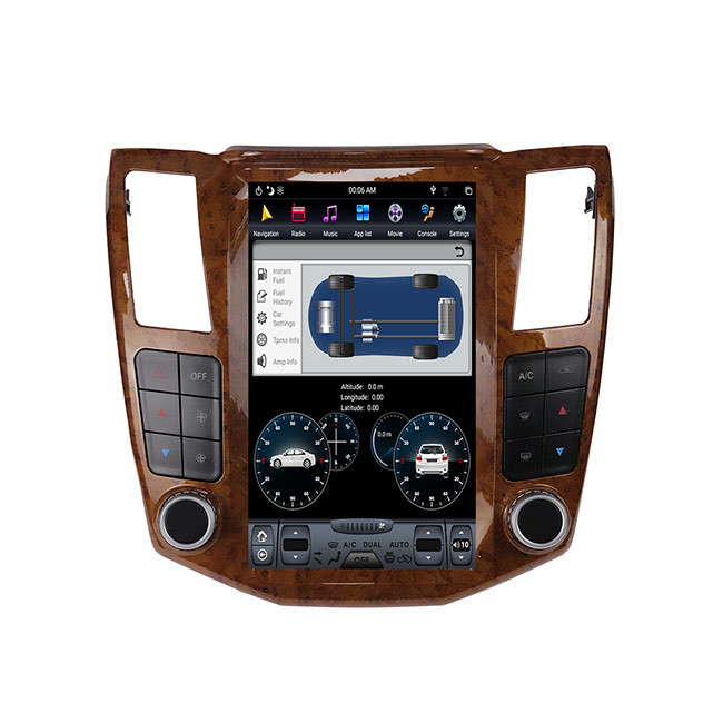 Android 9 Single Din Car Stereo Sat Nav Head Unit 12.1 ইঞ্চি OEM ODM